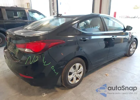 2016 Hyundai Elantra Se from USA, damaged, VIN 5NPDH4AE4GH771571